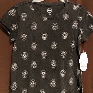 Wonder nation girls skull t-shirt